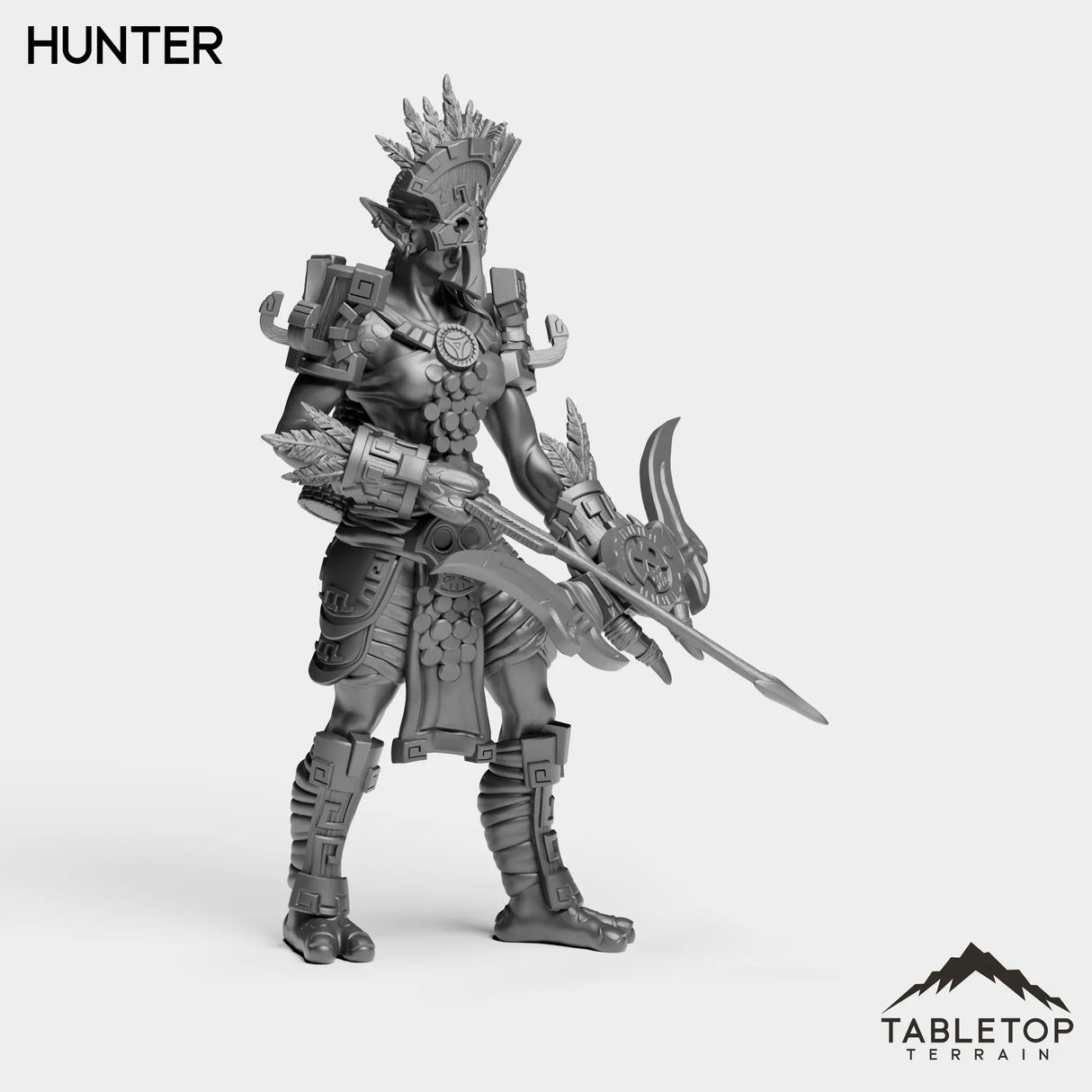 Tabletop Terrain Miniature Troll Heritage Hunter Female