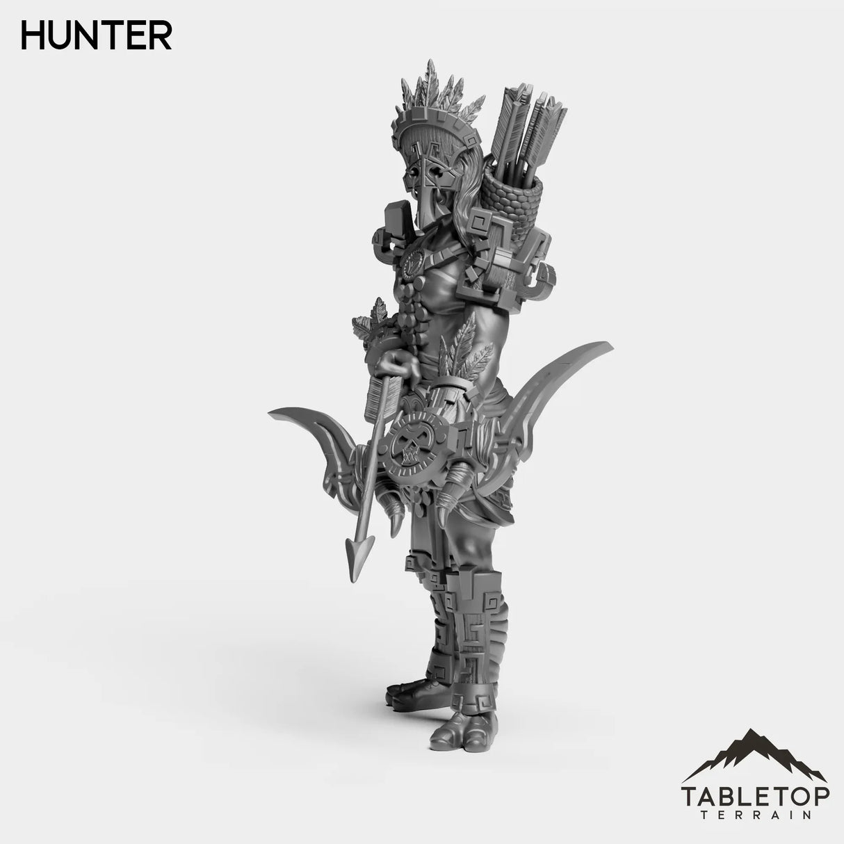 Tabletop Terrain Miniature Troll Heritage Hunter Female