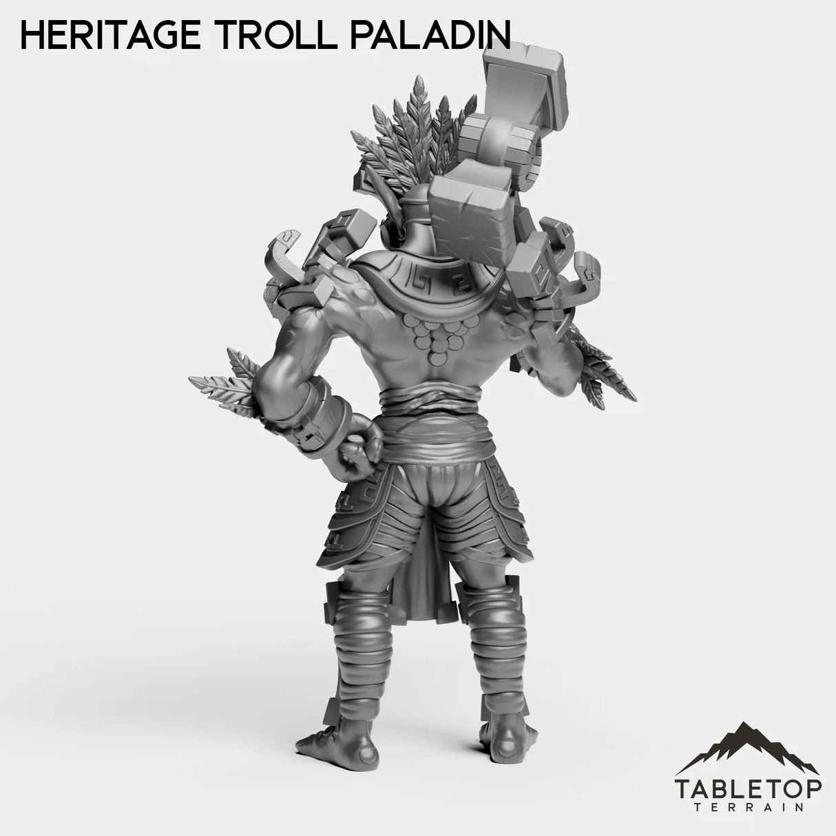 Tabletop Terrain Miniature Troll Heritage Paladin