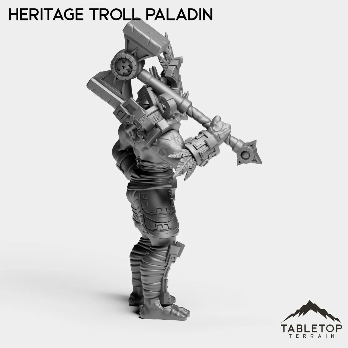 Tabletop Terrain Miniature Troll Heritage Paladin