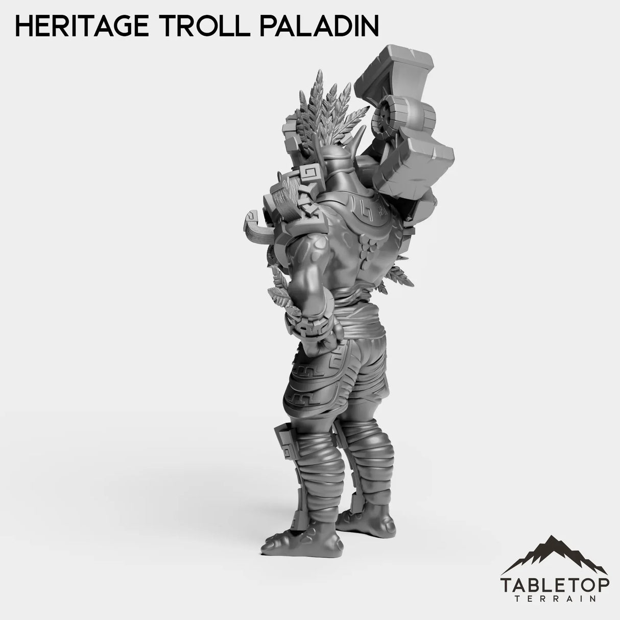 Tabletop Terrain Miniature Troll Heritage Paladin