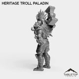 Tabletop Terrain Miniature Troll Heritage Paladin