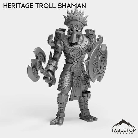 Tabletop Terrain Miniature Troll Heritage Shaman