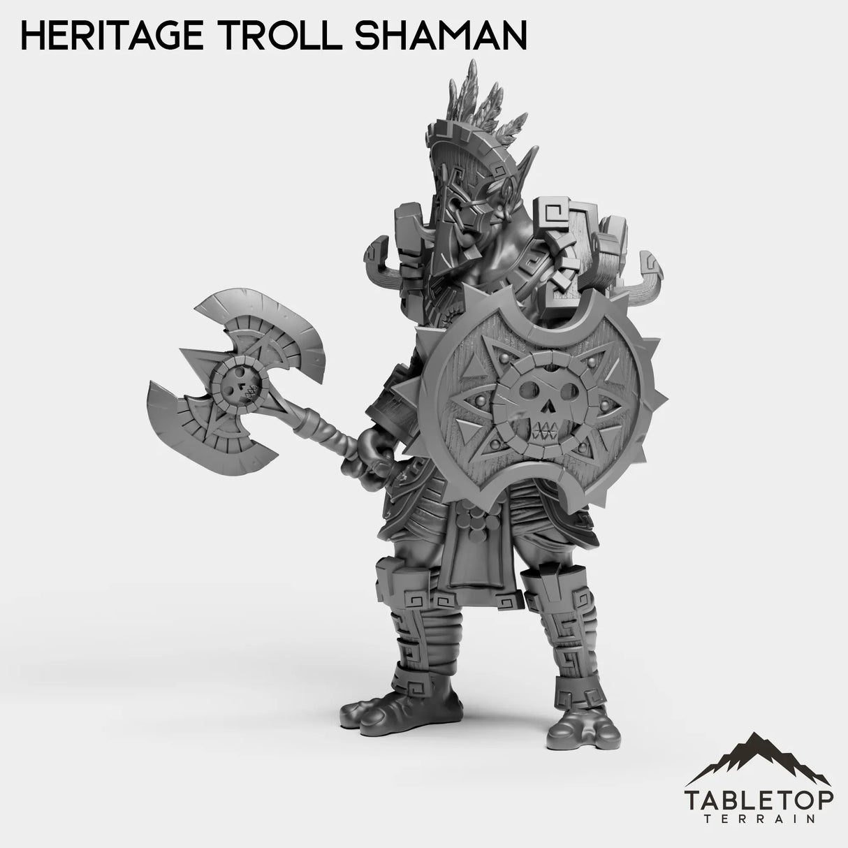 Tabletop Terrain Miniature Troll Heritage Shaman