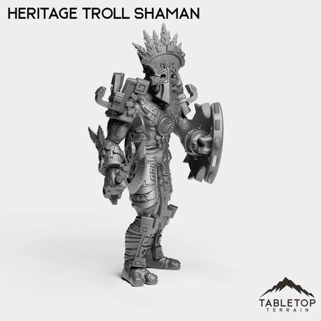 Tabletop Terrain Miniature Troll Heritage Shaman