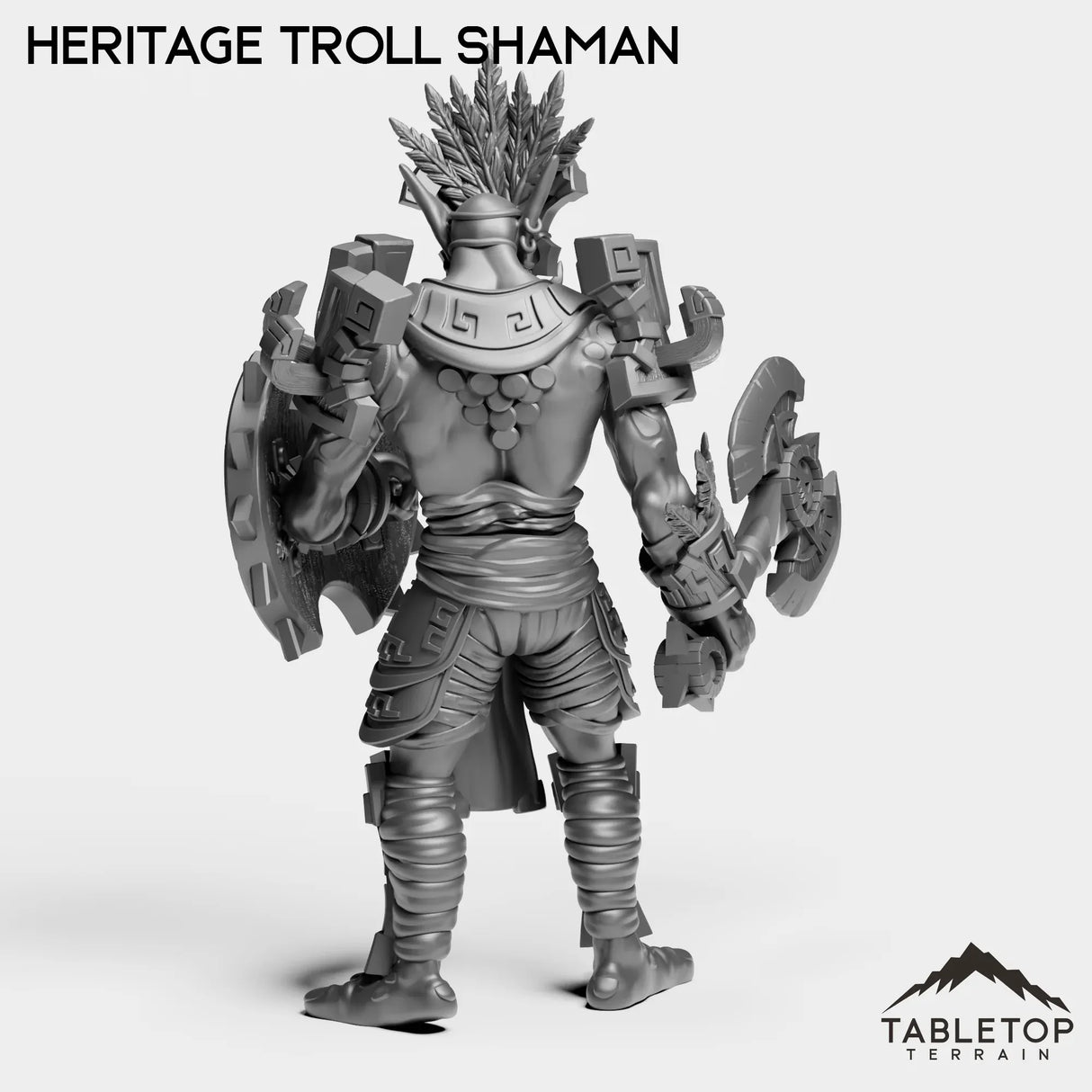 Tabletop Terrain Miniature Troll Heritage Shaman