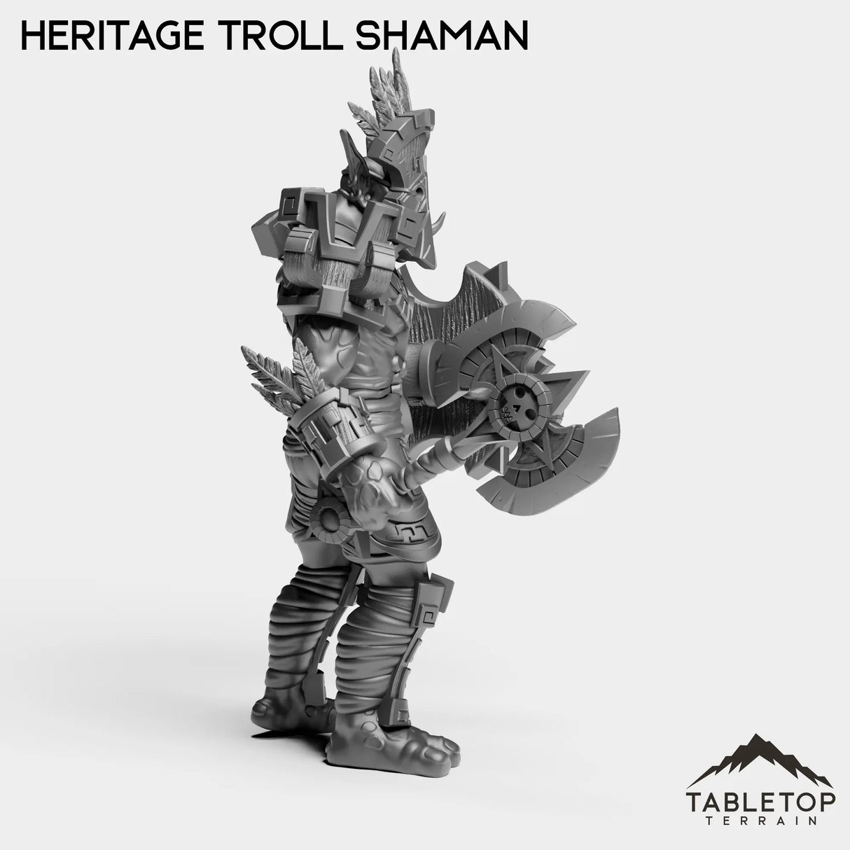 Tabletop Terrain Miniature Troll Heritage Shaman