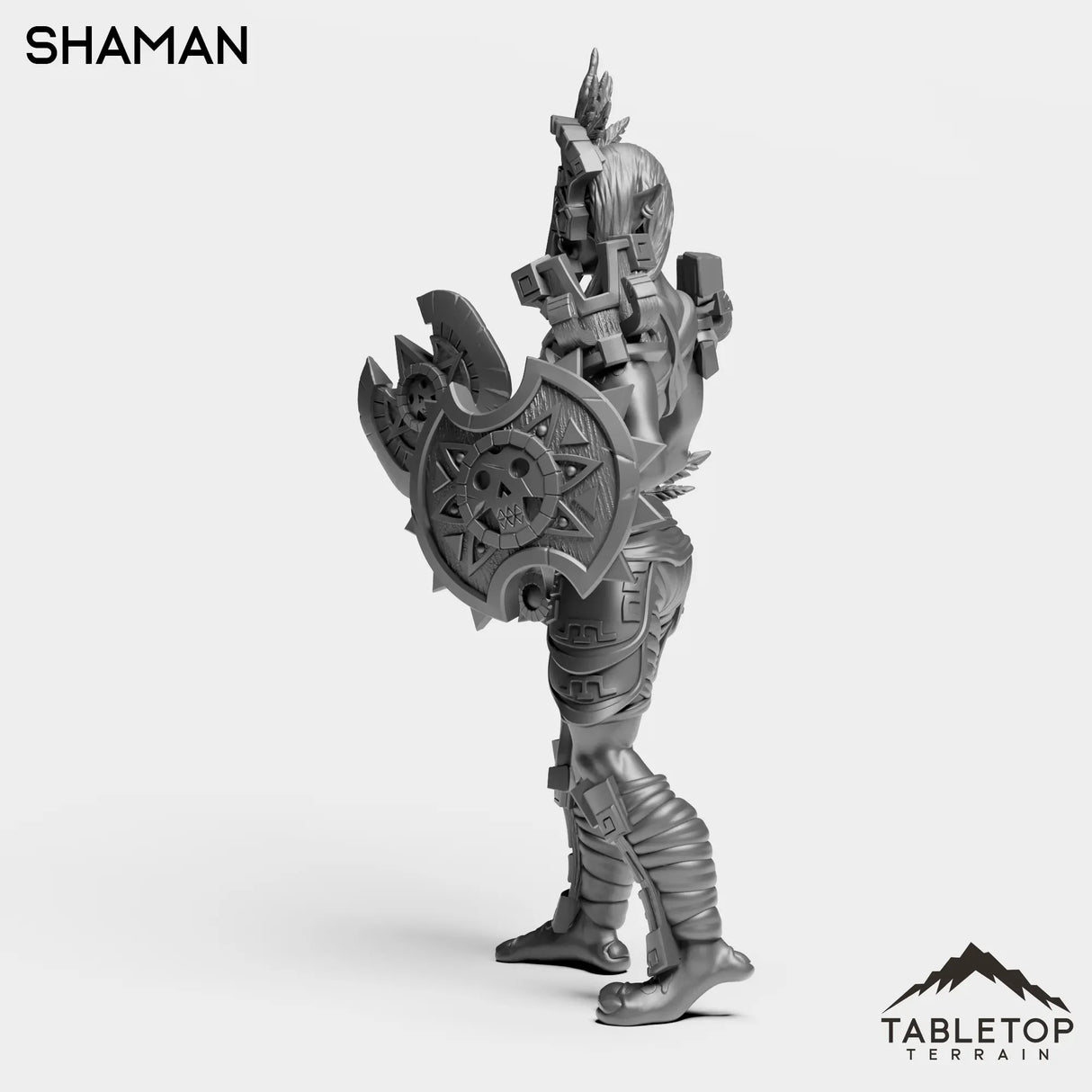 Tabletop Terrain Miniature Troll Heritage Shaman Female