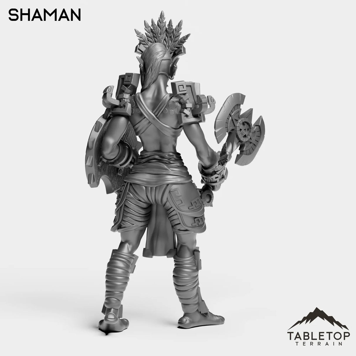 Tabletop Terrain Miniature Troll Heritage Shaman Female
