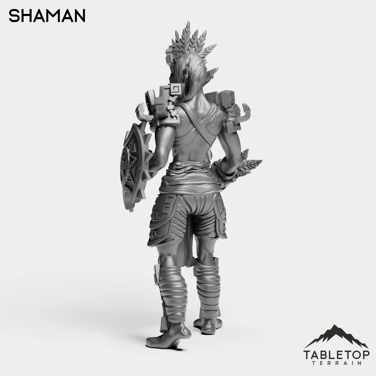 Tabletop Terrain Miniature Troll Heritage Shaman Female