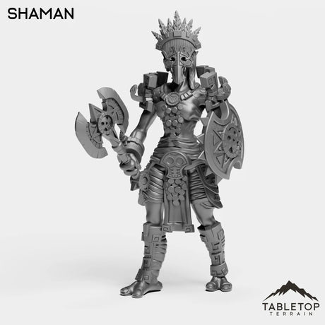 Tabletop Terrain Miniature Troll Heritage Shaman Female