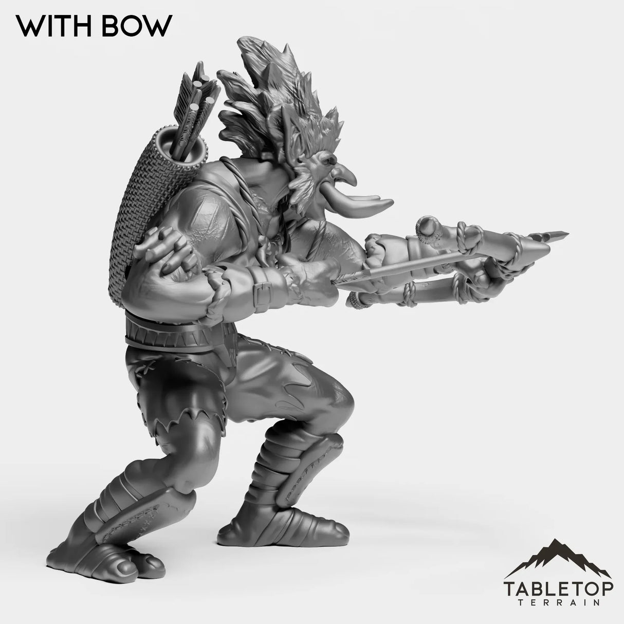 Tabletop Terrain Miniature Troll Hunter