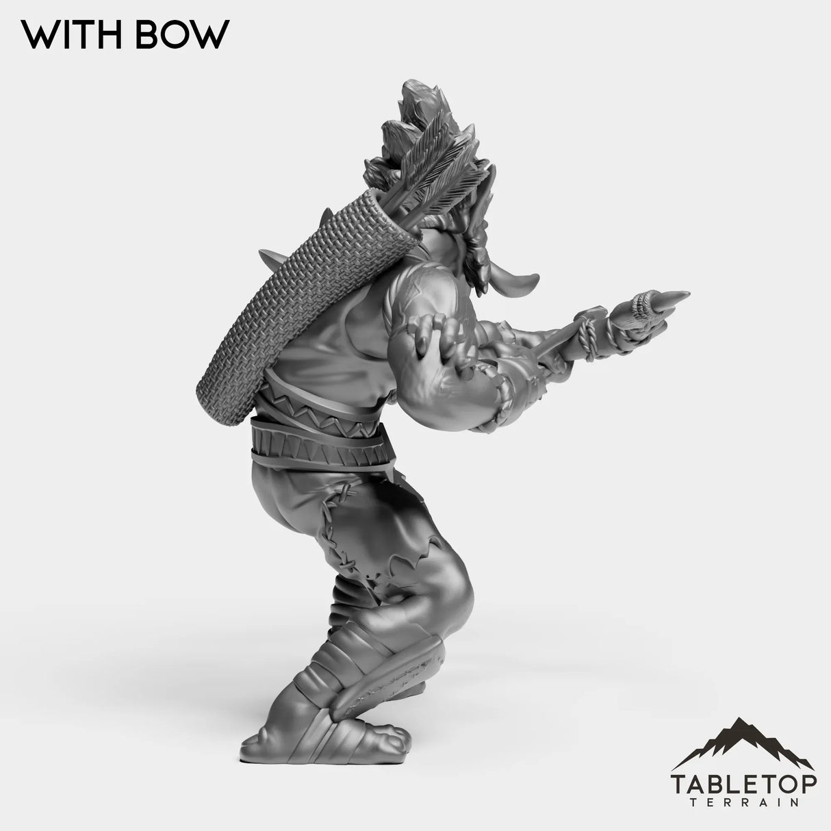 Tabletop Terrain Miniature Troll Hunter