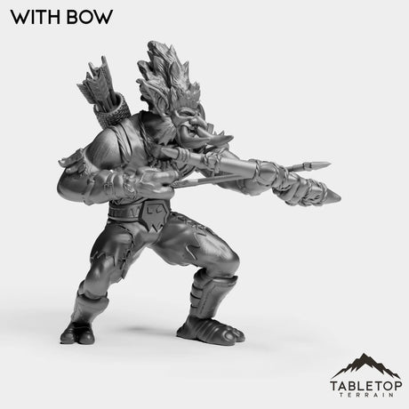 Tabletop Terrain Miniature Troll Hunter