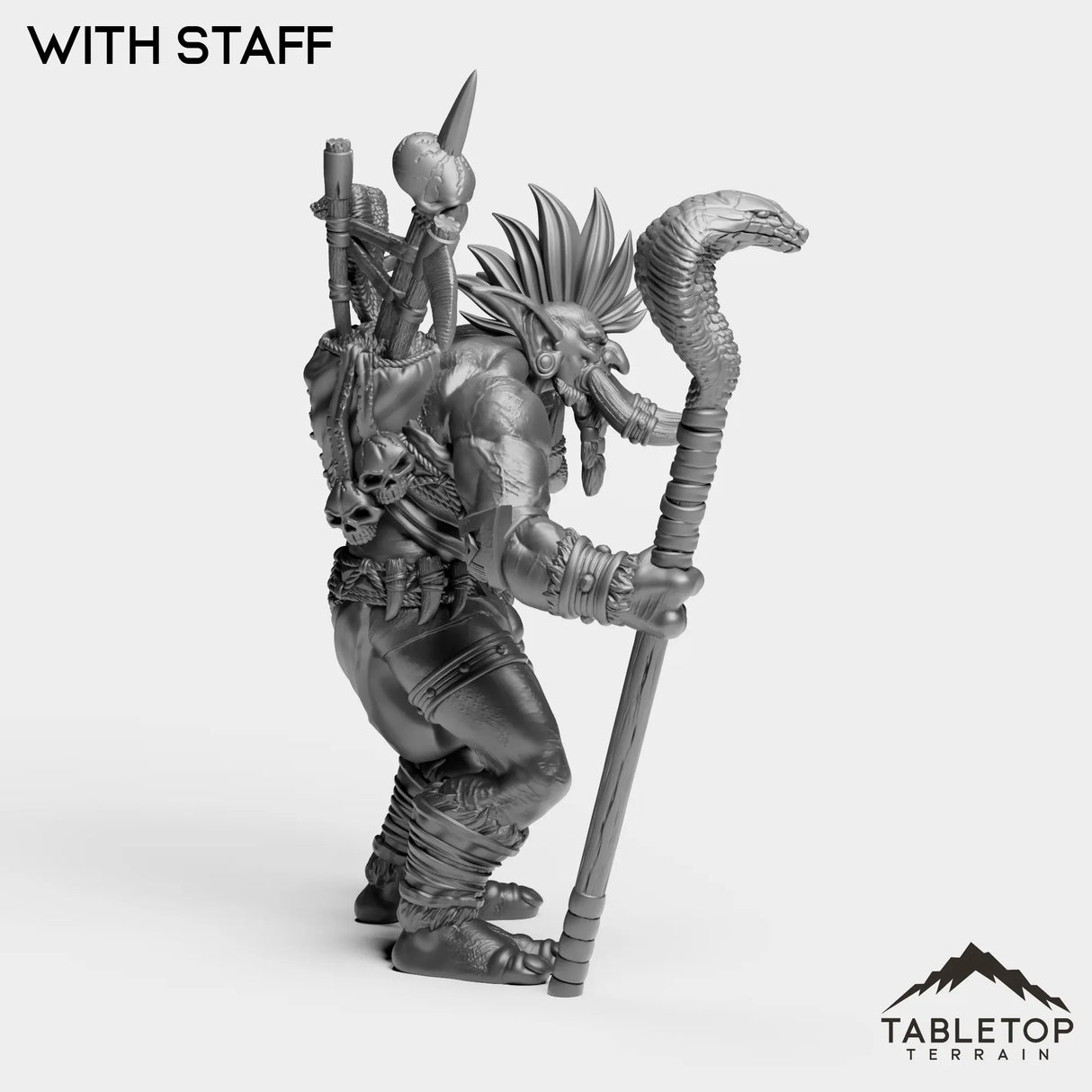 Tabletop Terrain Miniature Troll Leader