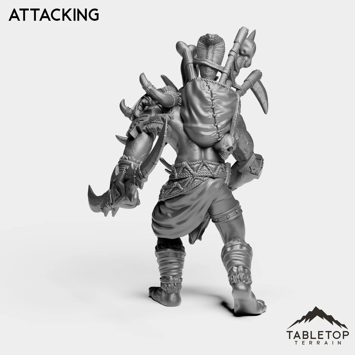 Tabletop Terrain Miniature Troll Leader