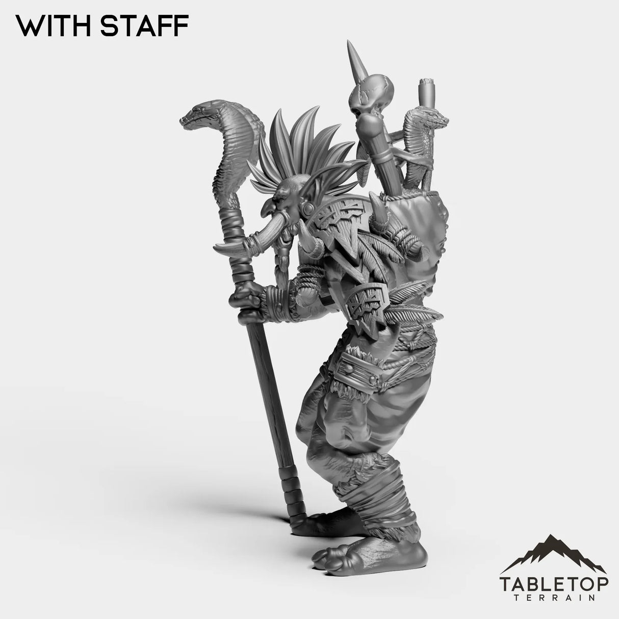 Tabletop Terrain Miniature Troll Leader