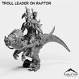 Tabletop Terrain Miniature Troll Leader on Raptor