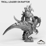Tabletop Terrain Miniature Troll Leader on Raptor