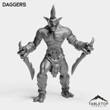 Tabletop Terrain Miniature Troll Tribe Berserker Rogue