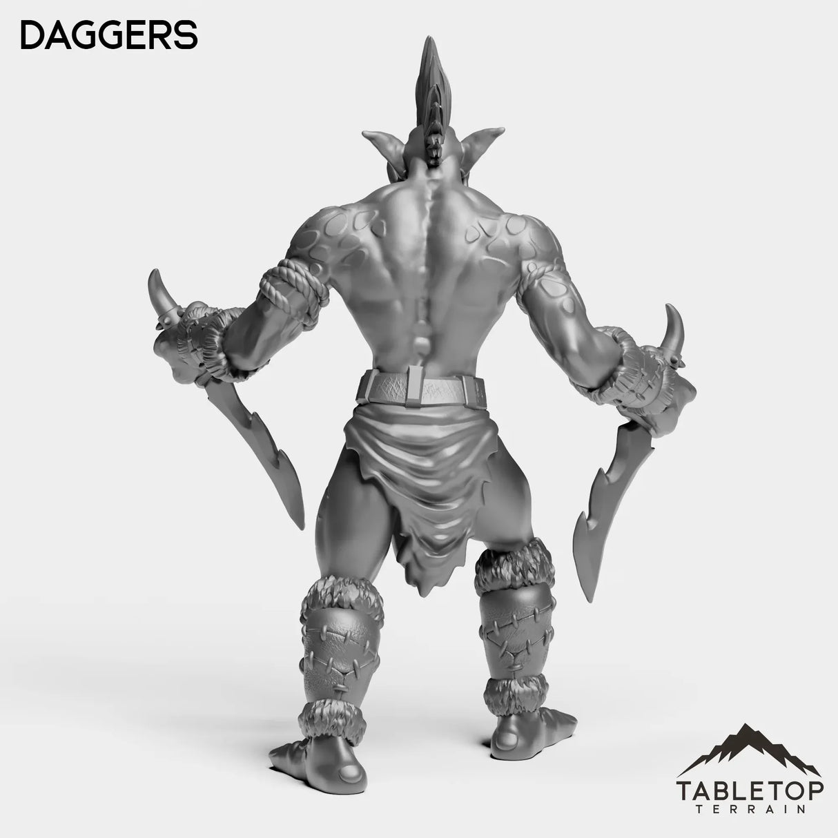 Tabletop Terrain Miniature Troll Tribe Berserker Rogue