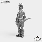 Tabletop Terrain Miniature Troll Tribe Berserker Rogue Female