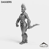 Tabletop Terrain Miniature Troll Tribe Berserker Rogue Female