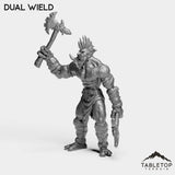 Tabletop Terrain Miniature Troll Tribe Berserker Warrior