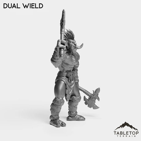 Tabletop Terrain Miniature Troll Tribe Berserker Warrior