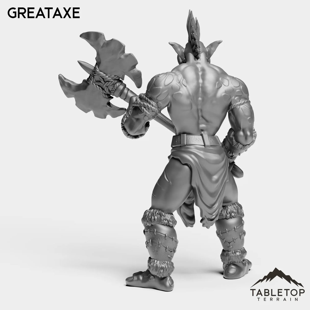 Tabletop Terrain Miniature Troll Tribe Berserker Warrior