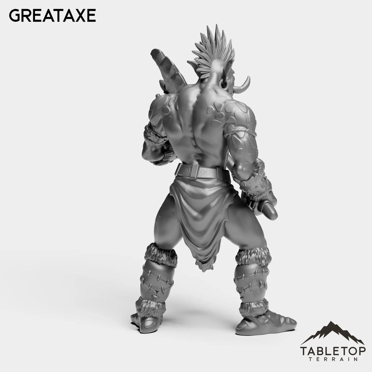 Tabletop Terrain Miniature Troll Tribe Berserker Warrior