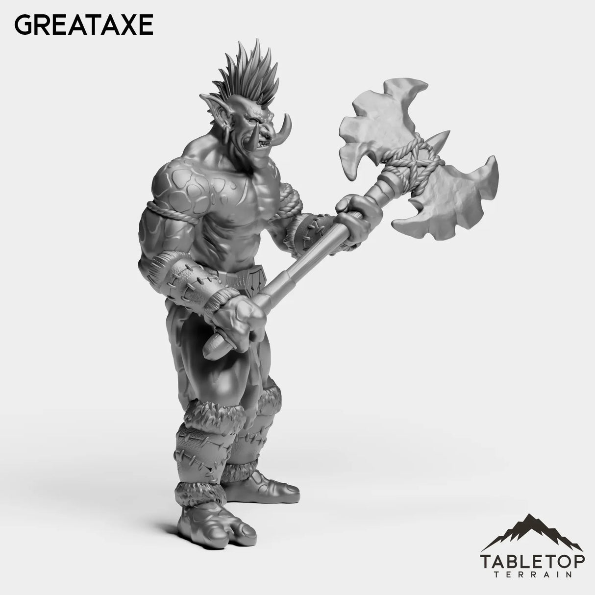 Tabletop Terrain Miniature Troll Tribe Berserker Warrior
