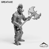Tabletop Terrain Miniature Troll Tribe Berserker Warrior