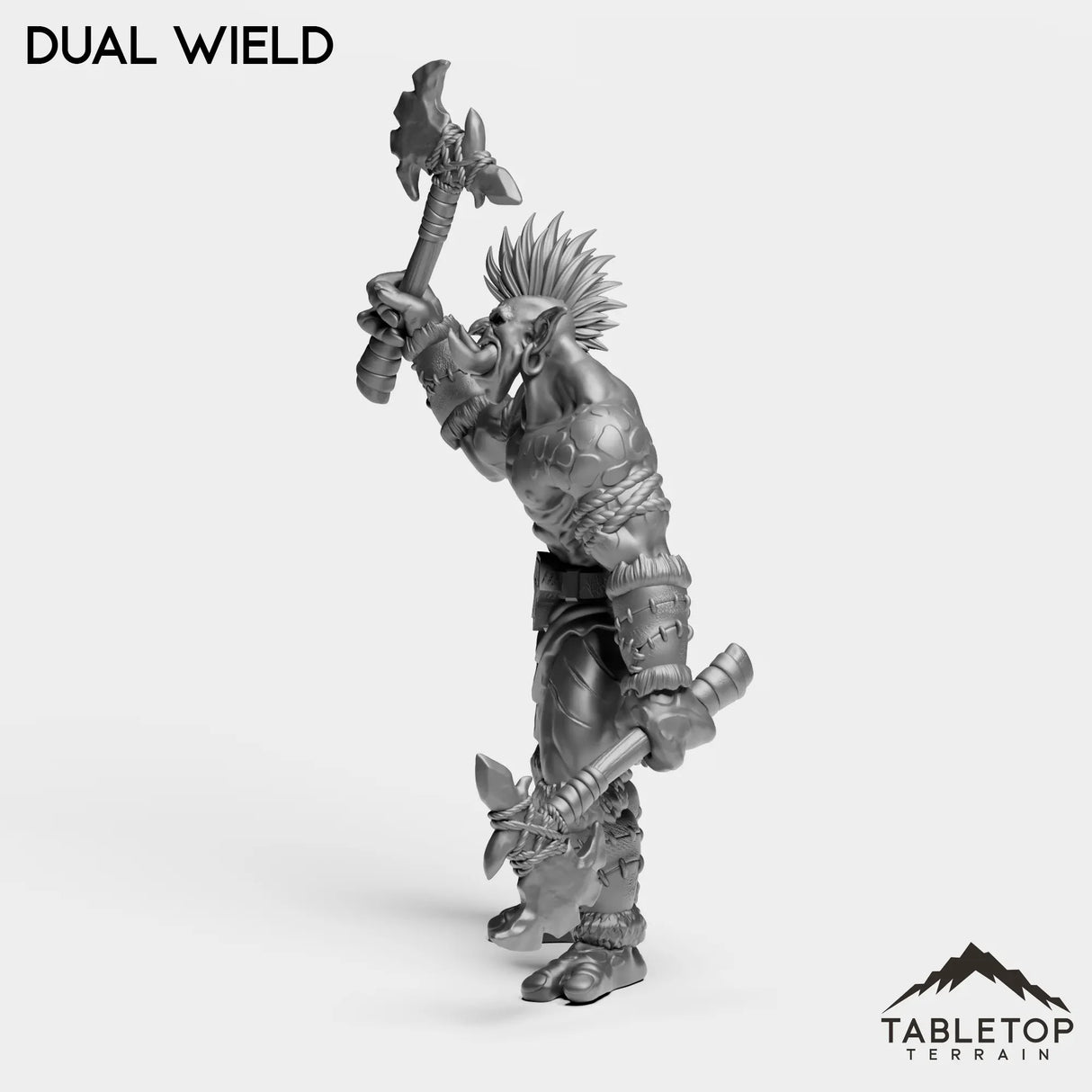 Tabletop Terrain Miniature Troll Tribe Berserker Warrior