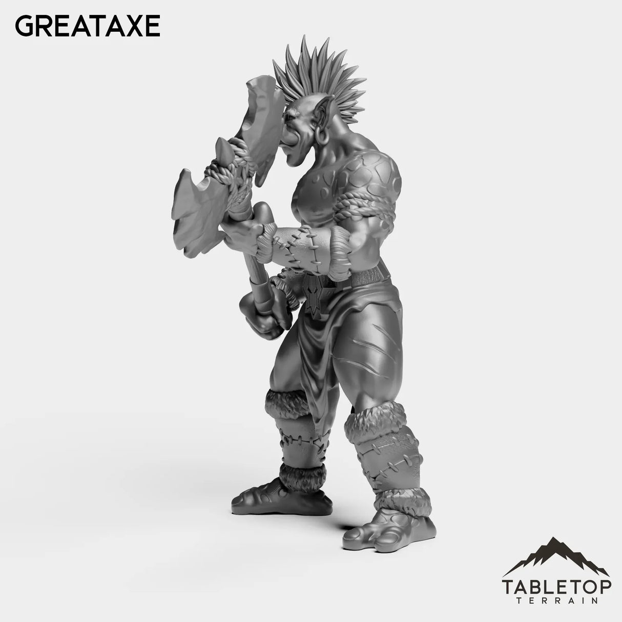 Tabletop Terrain Miniature Troll Tribe Berserker Warrior