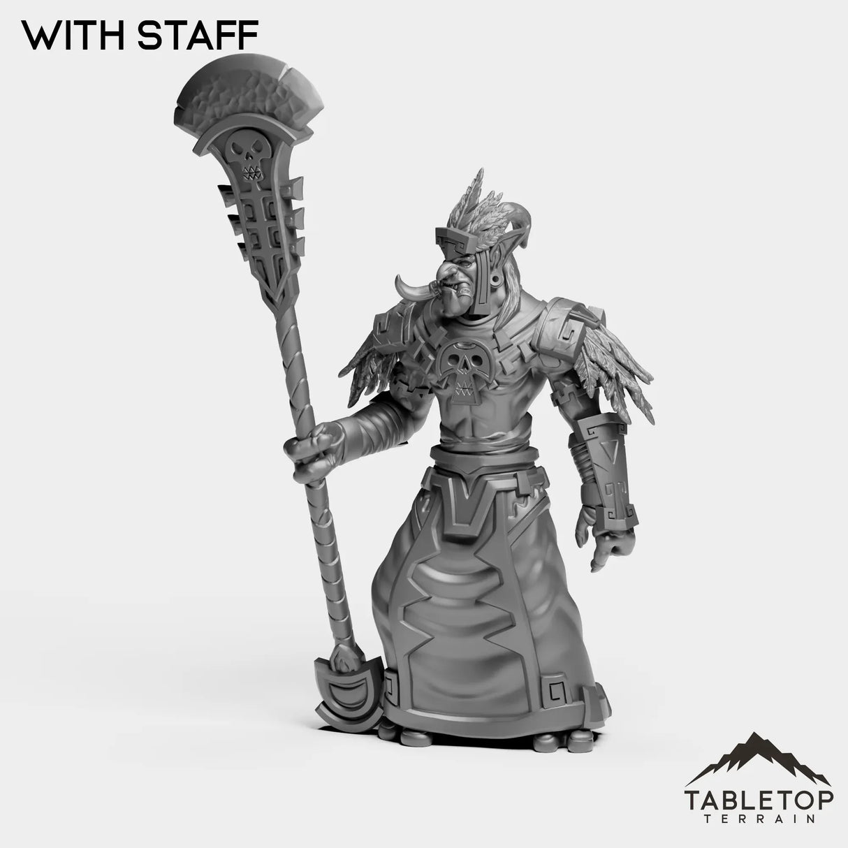 Tabletop Terrain Miniature Troll Tribe Priest