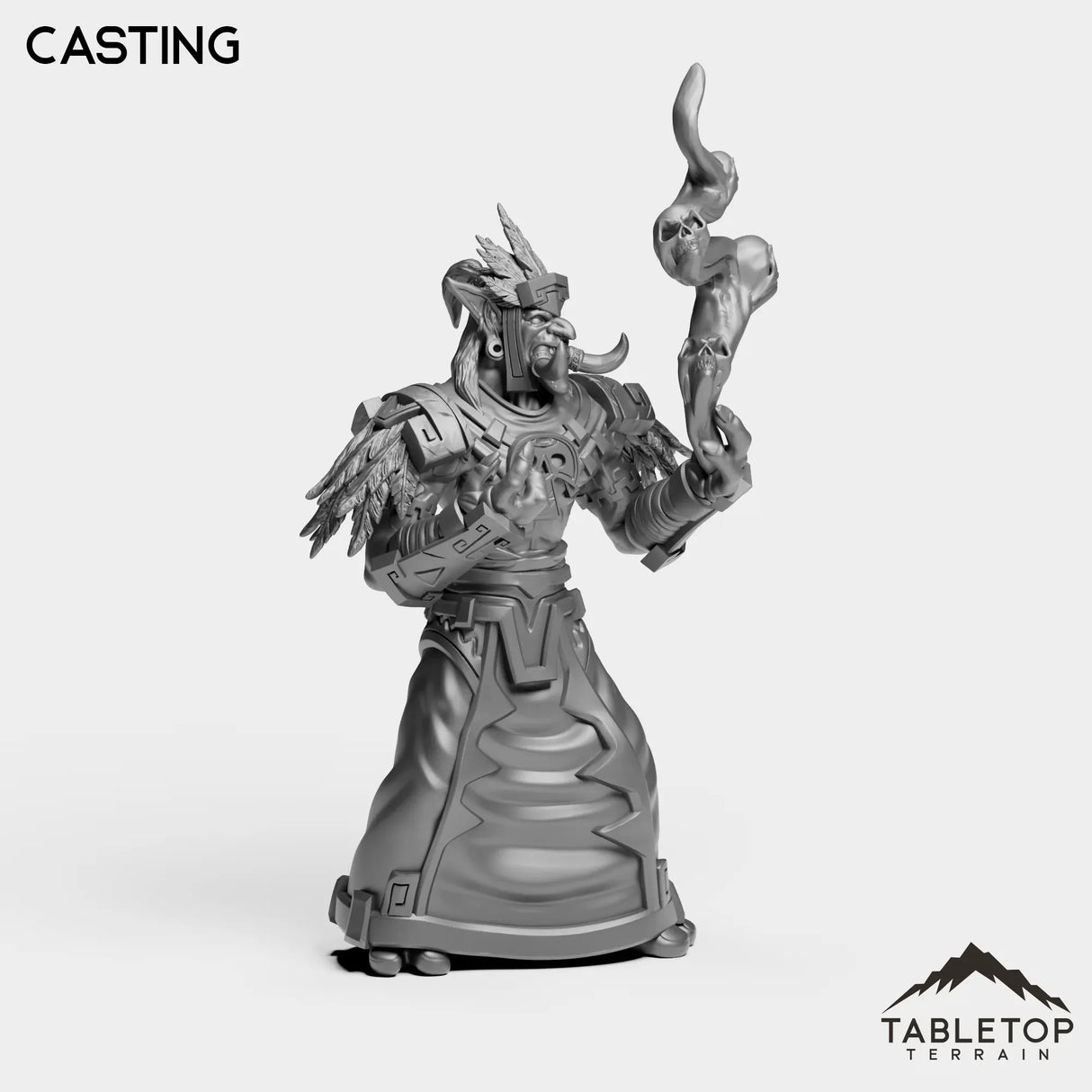 Tabletop Terrain Miniature Troll Tribe Priest
