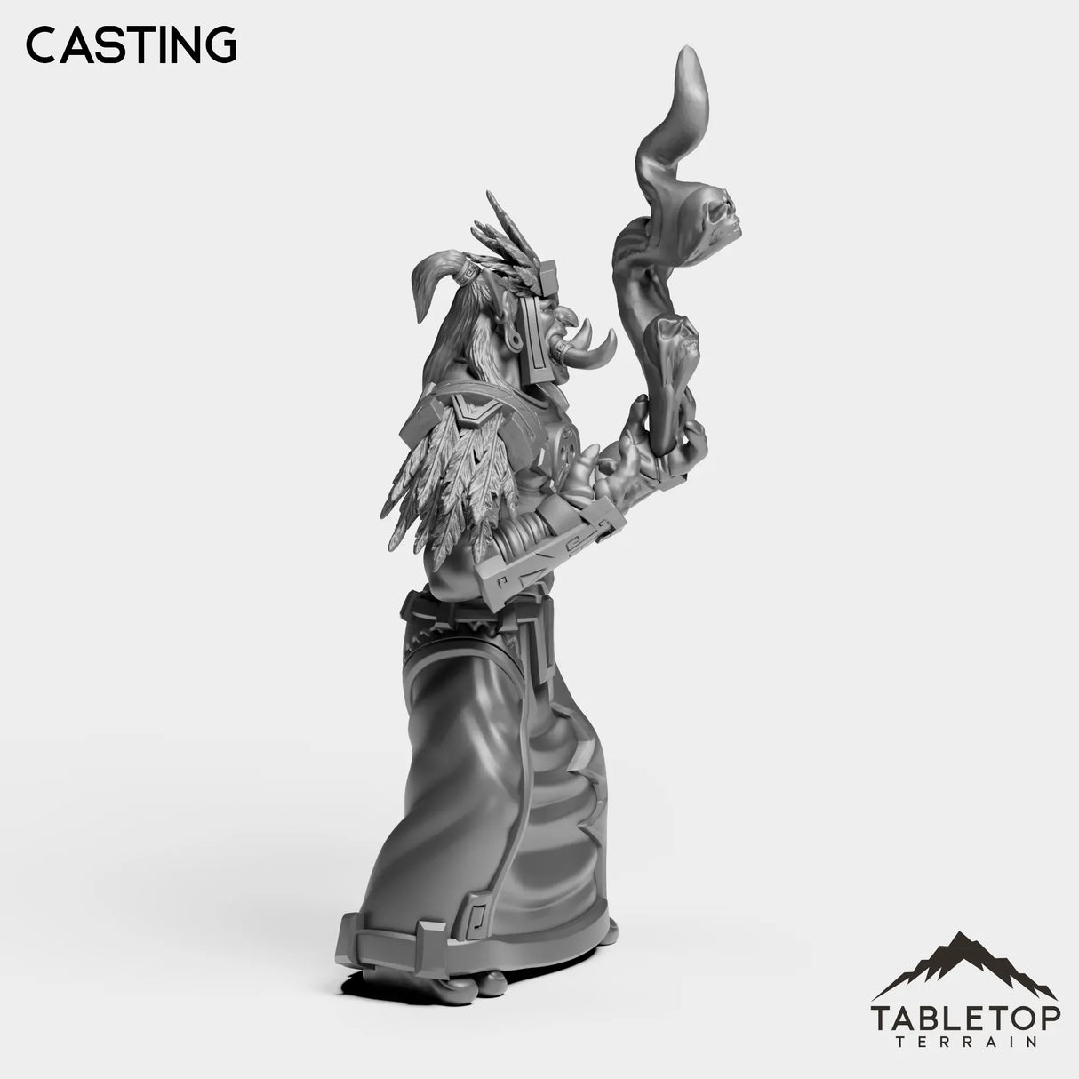 Tabletop Terrain Miniature Troll Tribe Priest