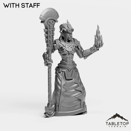 Tabletop Terrain Miniature Troll Tribe Priest Female