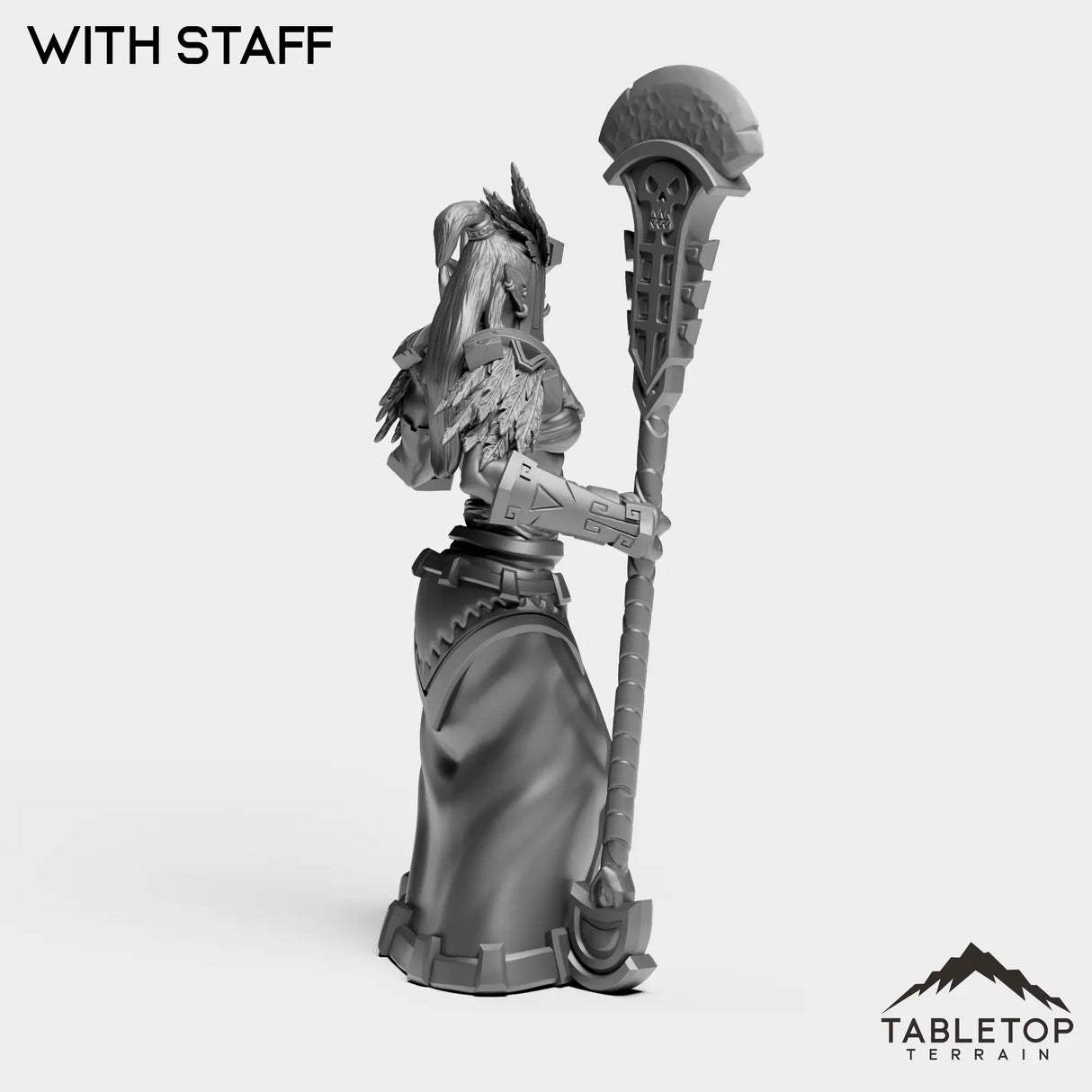 Tabletop Terrain Miniature Troll Tribe Priest Female