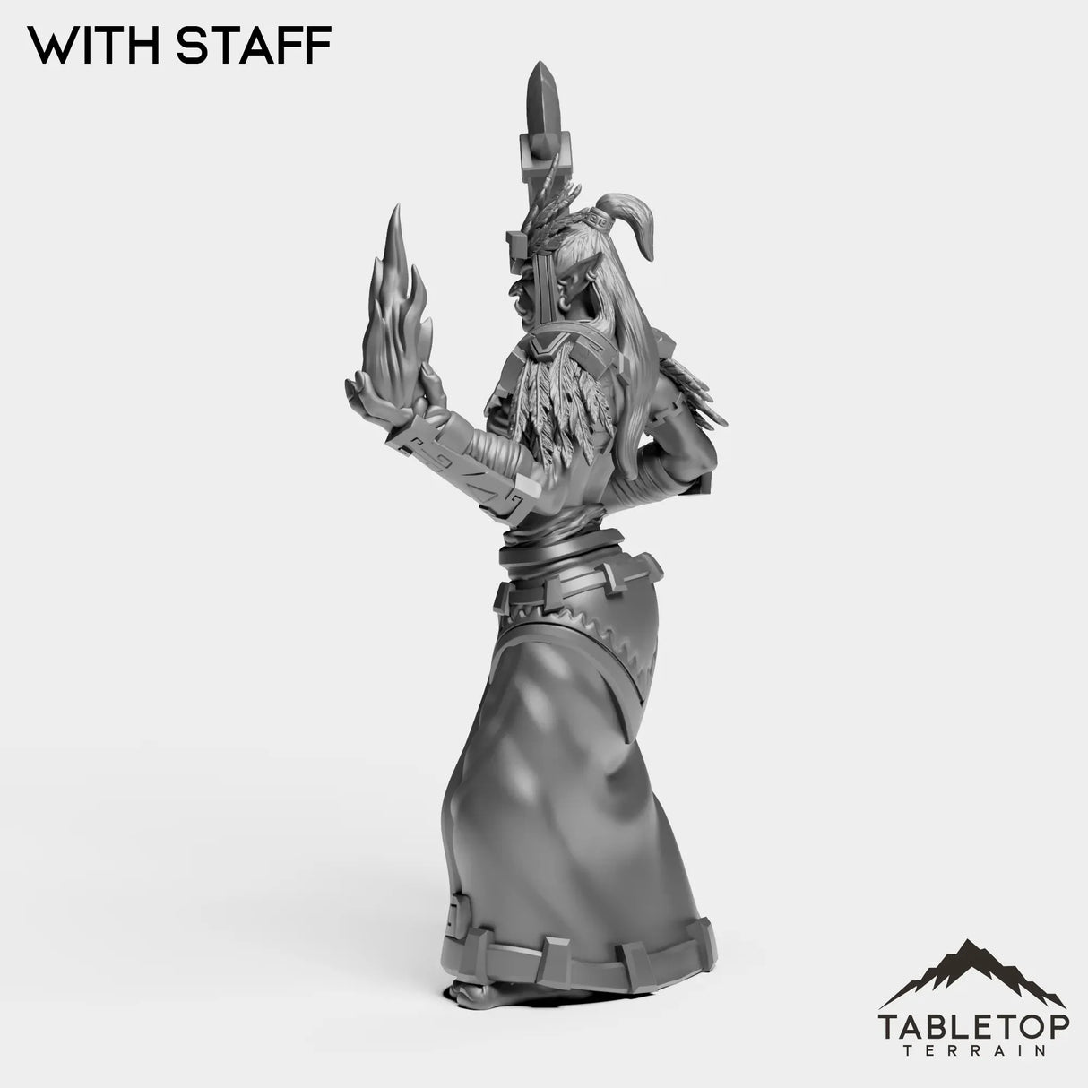 Tabletop Terrain Miniature Troll Tribe Priest Female