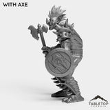 Tabletop Terrain Miniature Troll Warrior