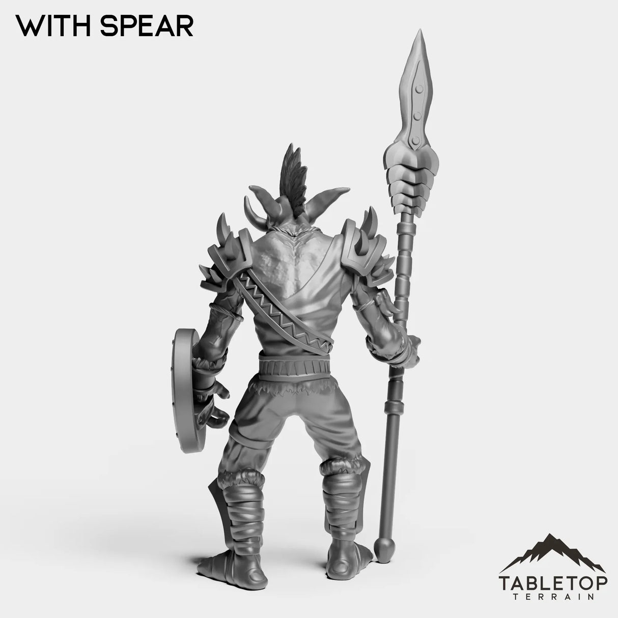 Tabletop Terrain Miniature Troll Warrior