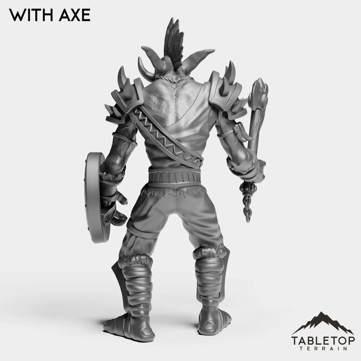 Tabletop Terrain Miniature Troll Warrior