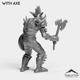 Tabletop Terrain Miniature Troll Warrior