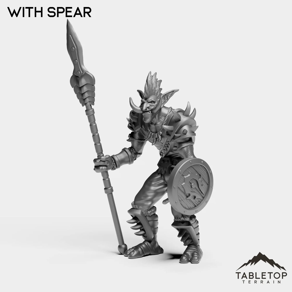Tabletop Terrain Miniature Troll Warrior