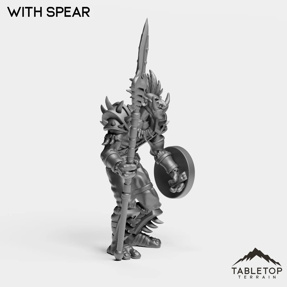 Tabletop Terrain Miniature Troll Warrior