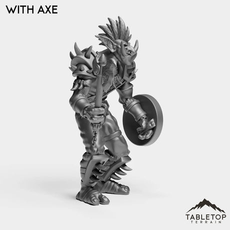 Tabletop Terrain Miniature Troll Warrior