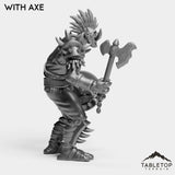 Tabletop Terrain Miniature Troll Warrior