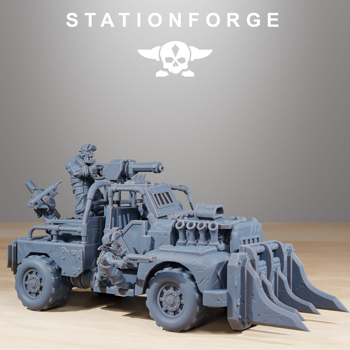 Tabletop Terrain Miniature Truck Orkaz Speedsters